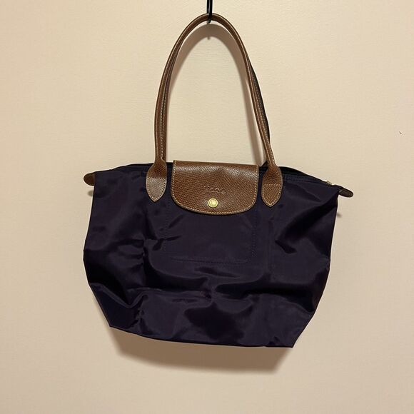 Longchamp Le Pliage Sac Shopping Small Shoulder Bag Purple - Picture 2 of 10